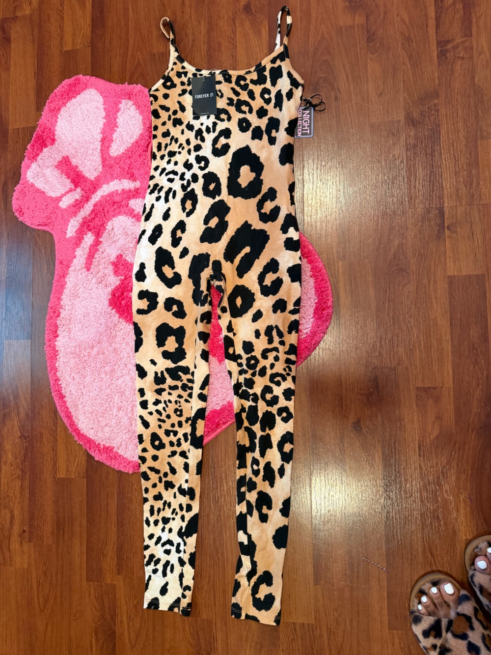 Women’s Leopard Print One-Piece Romper